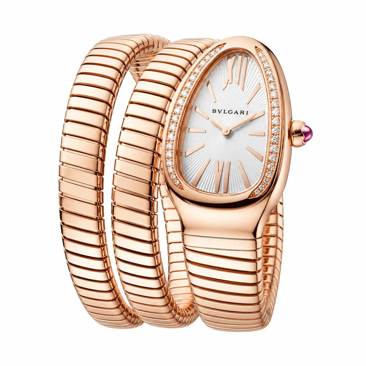 Serpenti Tubogas — Ouro Rosé com Diamantes